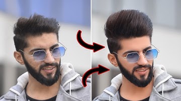 How To Make Big Volume Of Hairs Like Photoshop Cc Liquify Tool | Hairs Editing |