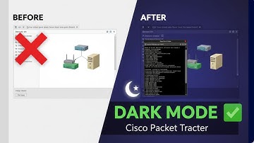 Cisco Packet Tracer Donkere modus! 🌙 (De GEHEIME manier om het zwarte thema aan te passen)