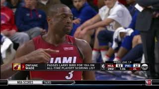 April 16, 2018 - tnt playoffs r 01 g 02 miami heat @ philadelphia
76ers win (01-01)