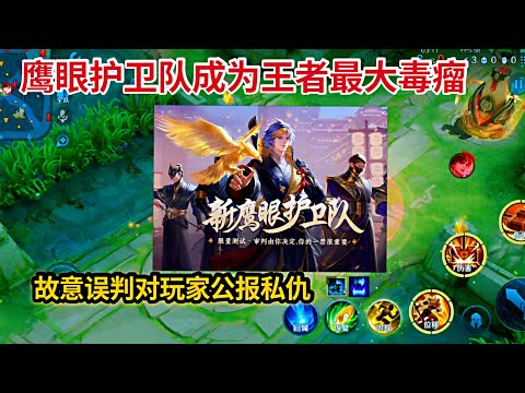 鹰眼护卫队成为王者毒瘤，故意误判对玩家公报私仇！大量玩家退游