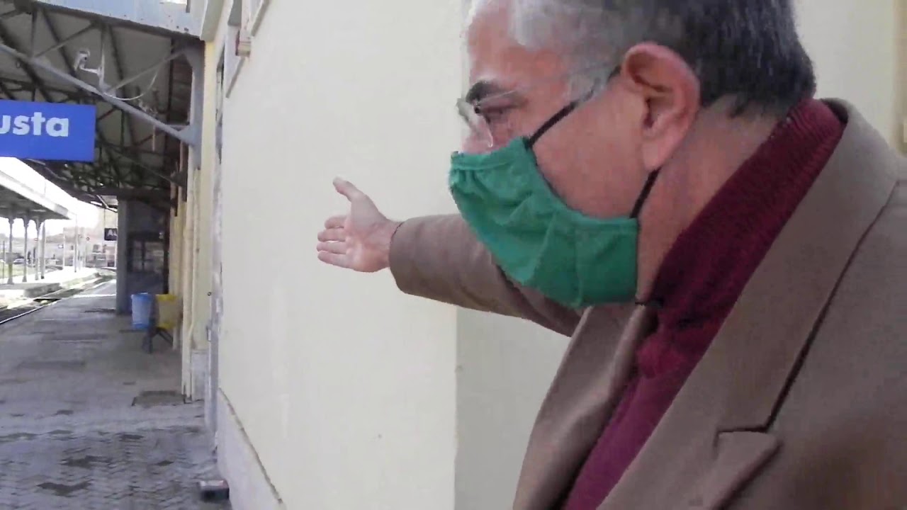 Un caso per Càsole. Augusta.Stazione ferroviaria senza nemmeno il cesso pubblico.