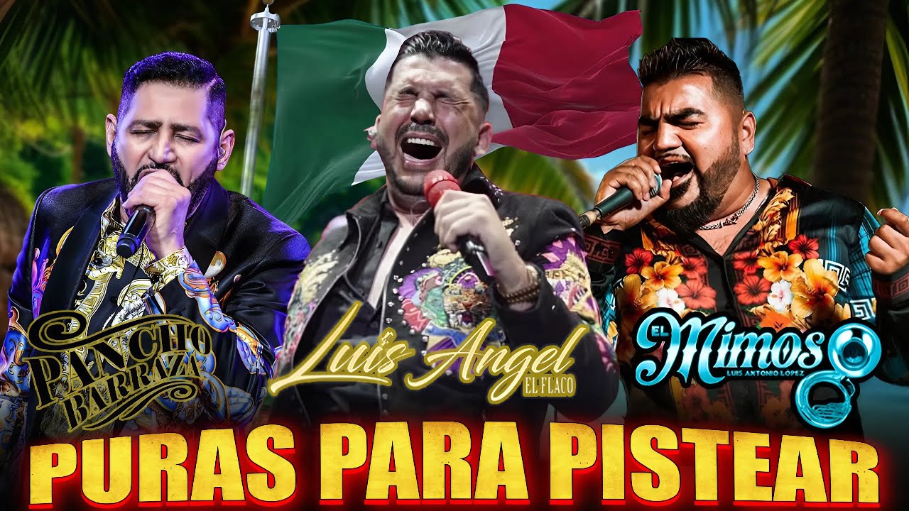 Mix Para Pistear 2026 🔥 Luis Ángel "El Flaco", El Mimoso & Pancho Barraza | Puras de Banda