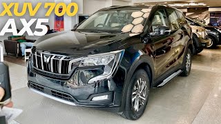 2024 Mahindra XUV 700 AX5 in BLACK 😍 | New XUV 700 AX5 With ON ROAD PRICE ✅