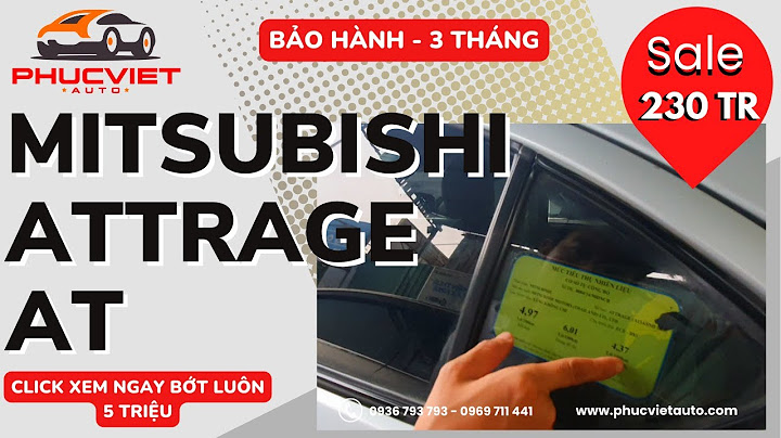 Mua xe Mitsubishi Attrage cũ giá rẻ