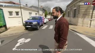 Applis de navigation : les communes veulent les contourner - Extrait TF1 2024 04 27 20 10