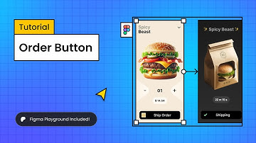 Intuitive Order Button animation in #figma 📦 🚚