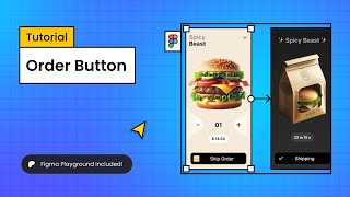 Intuitive Order Button animation in #figma 📦 🚚 Profile