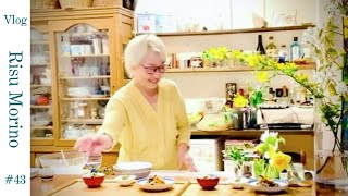 My Calm Spring Day / Typical Japanese wild vegetable cuisine /Japanese vlog/ Silent vlog