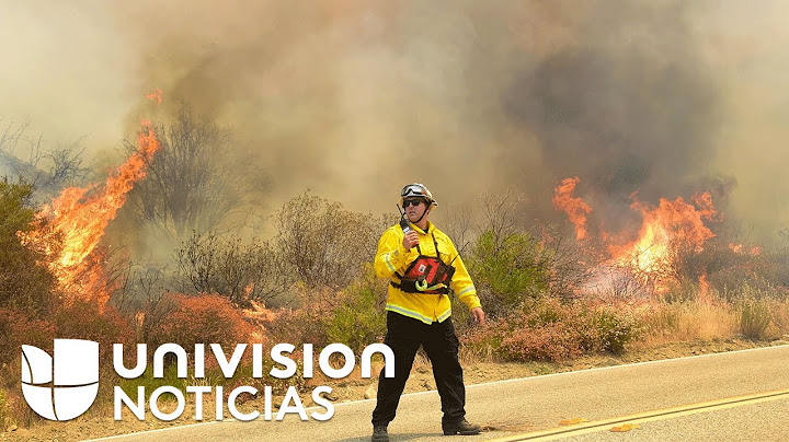 Sigue la estela de destrucción por incendios en California
