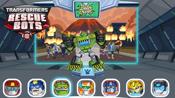 Transformers Rescue Bots: Disaster Dash Hero Run #196 | Play w/ BOULDER: Construction-Bot!