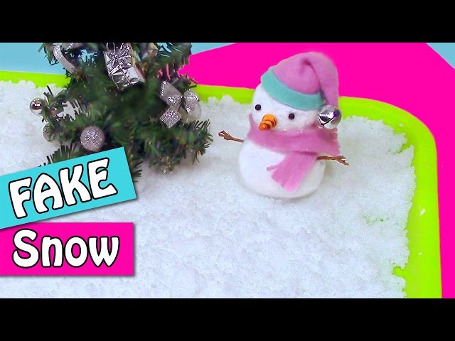 Wanna Build a Snowman – How to Make Fake Snow 