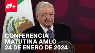 Conferencia mañanera AMLO hoy / 24 de enero de 2024 Net Worth