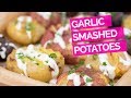 Garlic Smashed Baby Potatoes Recipe