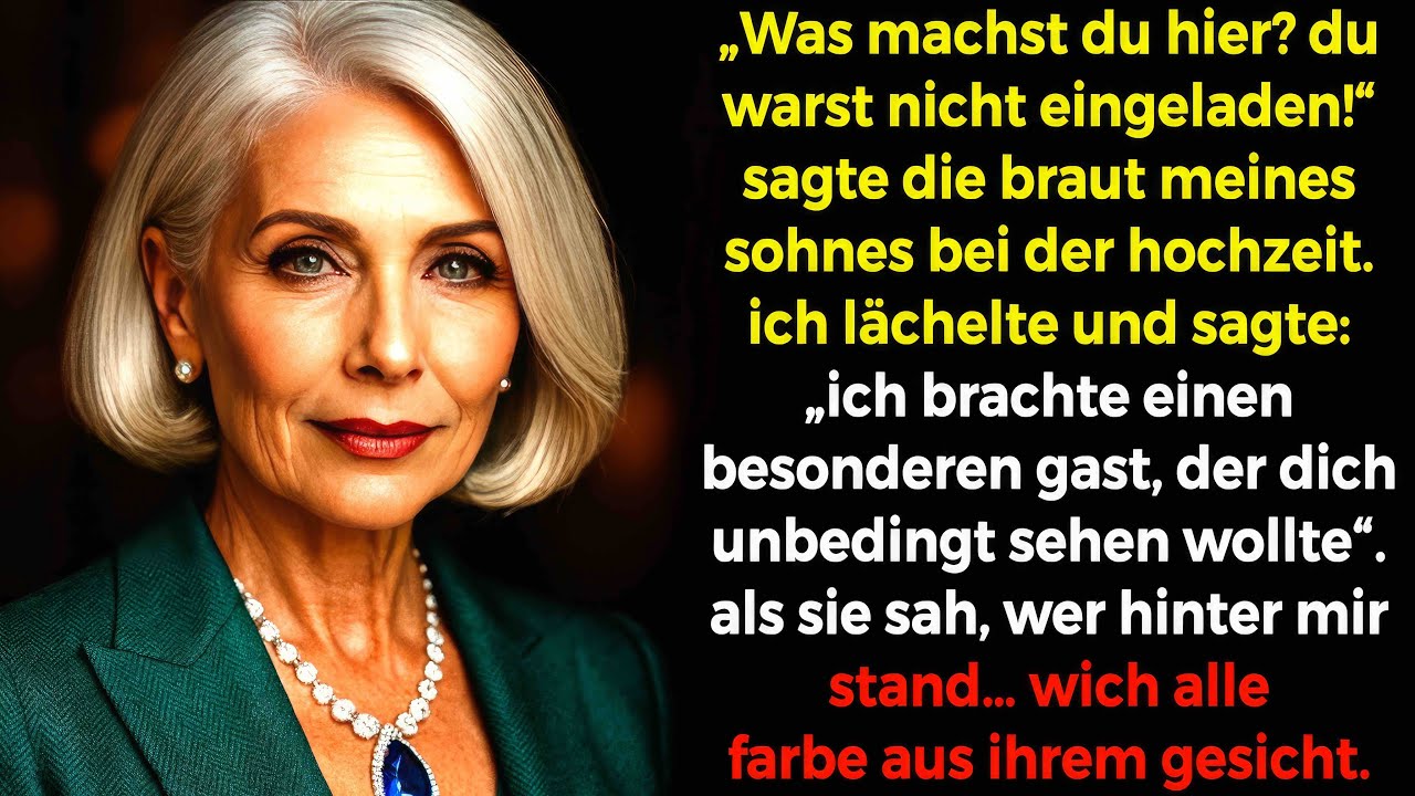 Auf der Hochzeit meines Sohnes wies mich seine Verlobte hinaus. Also strich ich alle Zahlungen…