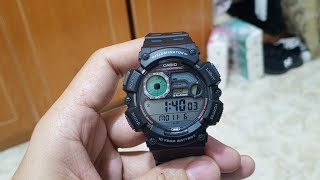ORIGINAL CASIO WS-1500H , 10 YEARS BATTERY LIFE , ILLUMINATOR
