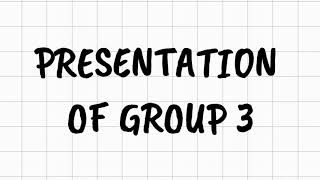 PRESENTATION OF GROUP 3 | SUBJECT IN UCSP | ICNHS | Michelle M.
