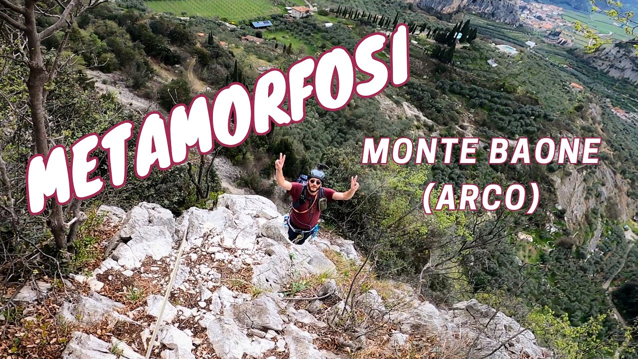 Via Metamorfosi (V+): Arrampicata Multipitch al MONTE BAONE (Arco)