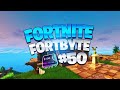Fortnite Fortbyte #50 Location! - Accessible At Night Time Inside Mountain Top Castle Ruins!