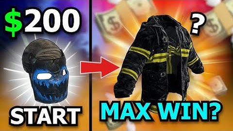 I Gambled $200 On RustClash…🍀 (Rust Skin Gambling)