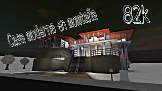 Roblox|Bloxburg|Casa En Montaña De Dos Pisos 2/2