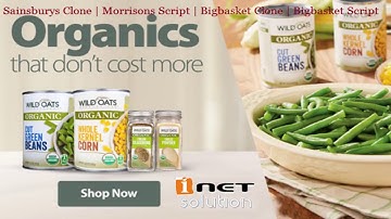 Sainsburys Clone | Bigbasket Script | Bigbasket Clone | Morrisons Script