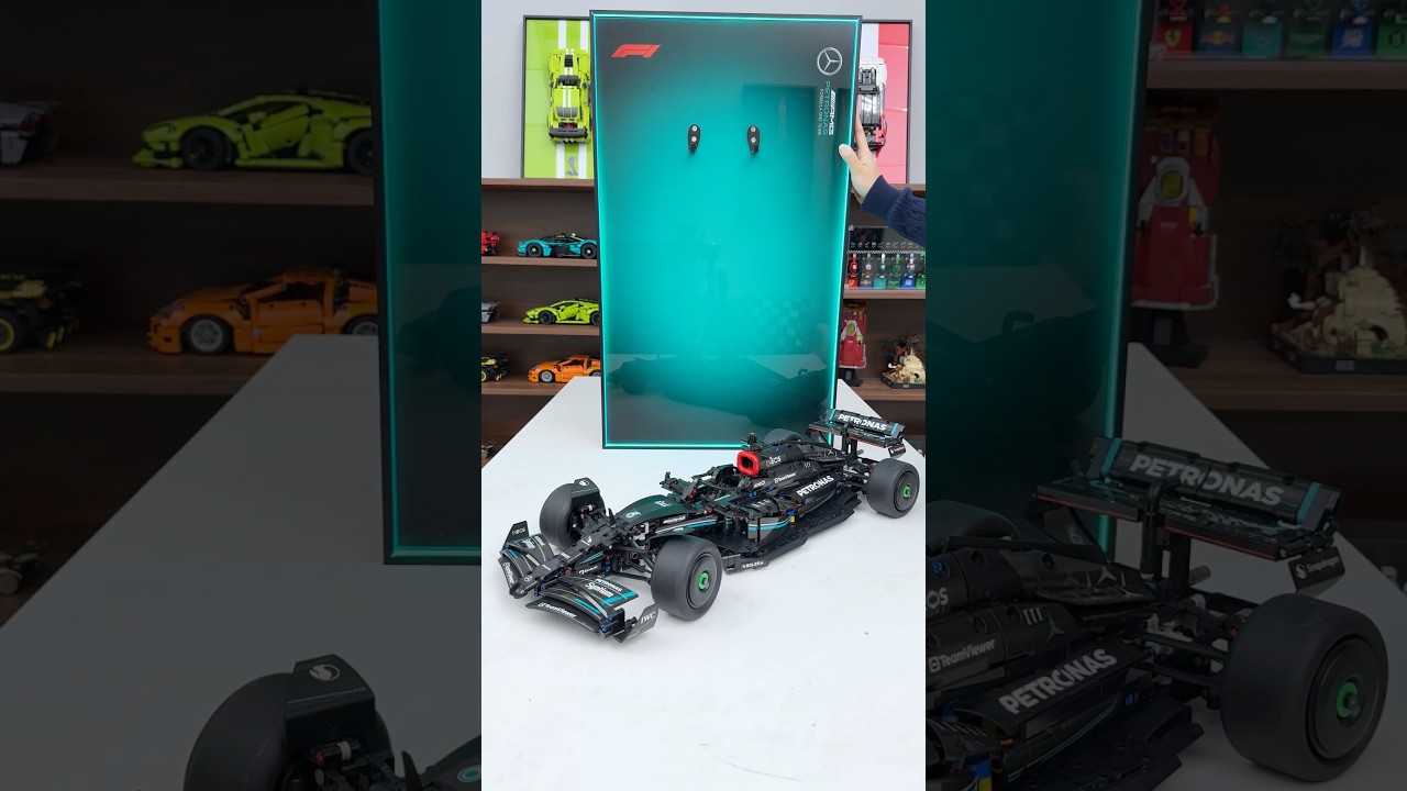 ICUANUTY Display Wall Board for Lego Technic™ Mercedes-AMG F1 W14