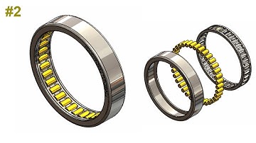 ⚡SOLIDWORKS TUTORIAL #2 || Design and assembly of needle roller bearing in solidworks.