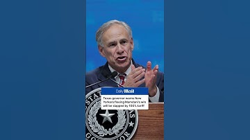 Texas Governor Greg Abbott warns fleeing New Yorkers will face tariffs