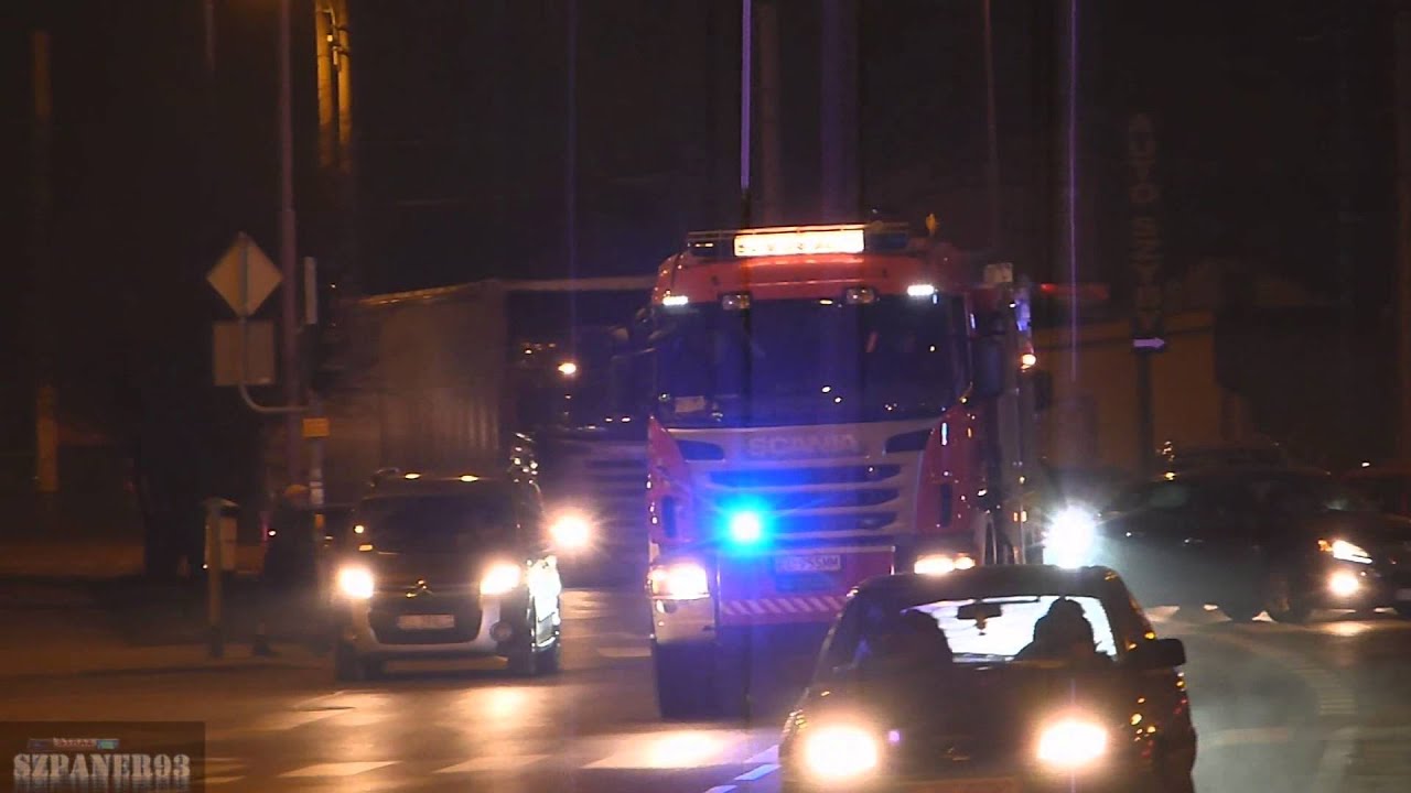 [MEGA HIT!!]ALARMOWO sekcja rat. drogowo-technicznego z JRG-5 Łódź- 305[E]49 i 305[E]44