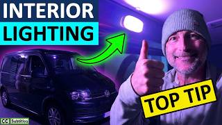 VW T6 Fitting an extra rear interior Ceiling LED light to VW T6 and why we did it