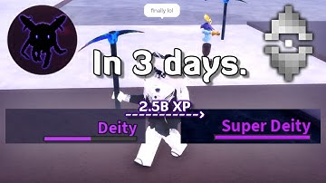 Speedran Completionist, Super Deity & Valhalum Pickaxe in 3 days in Roblox Azure Mines