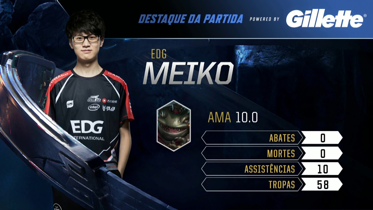 lol esports br assista ao vivo Meiko: Destaque da Partida - EDG vs Infinity- Mundial 2018