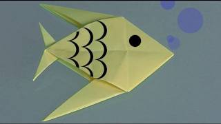 Learn Origami, Make A Paper Fish