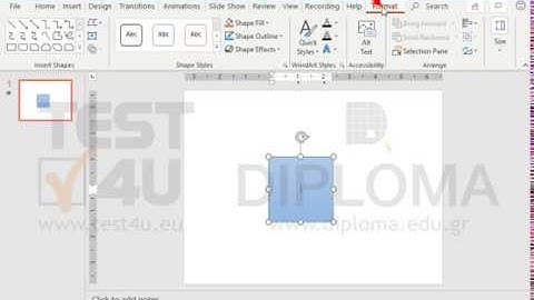 Remove the border from the shape of the slide.