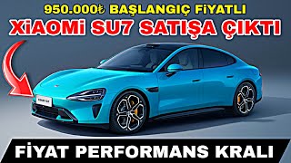 950 000Tl Başlangiç Fi̇yatiyla Xi̇aomi̇ Su7 Sedan Satişa Çikti