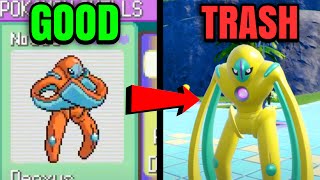 The Tragic Downfall Of Deoxys-Defense In Compeive Singles