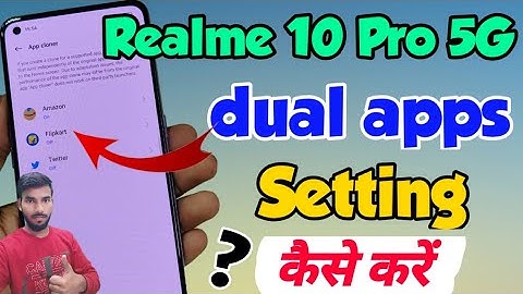 Realme 10 Pro 5G me dual apps Setting kaise kare | how to create dual apps in Realme 10 Pro 5g