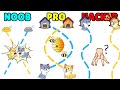 NOOB vs PRO vs HACKER in Dog Rush: Draw To Save