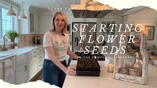 Starting Flower Seeds Indoors for complete beginners!