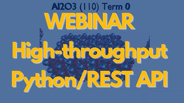 High-throughput calculations with RESTful API, Webinar 2021-03-26