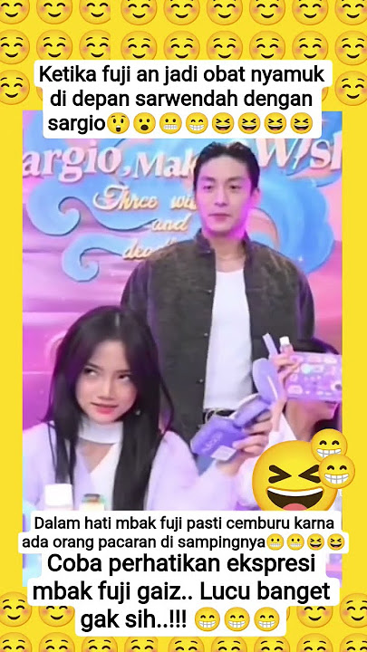 momen lucu saat fuji jadi obat nyamuk di depan sarwendah dan gioππππ#fujian#shortfeed#shorts