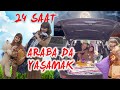 24 saat arabada arabaya yemek söyledik gece korktuk