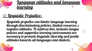 language attitudes