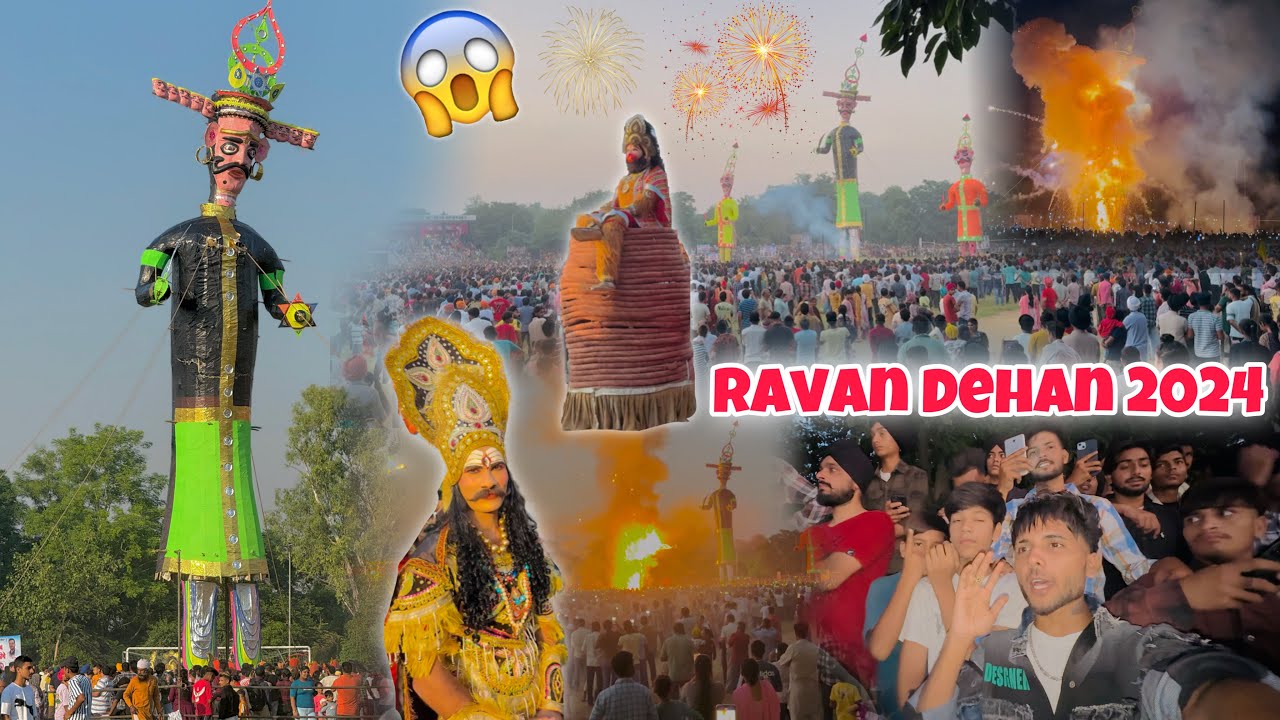 RAVAN DAHAN 2024😱 * Too Much Fun * W/ Friends🔥 || Dussehra Vlog