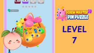Screw Master 3D Level 7 Solution Walkthrough | Flower Basket π§Ί | Full Gameplay | HD