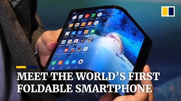 Meet the world’s first foldable smartphone