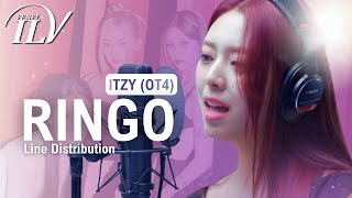 ITZY (OT4) - RINGO | Color Coded Lyrics + Line Distribution