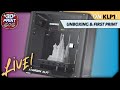 Kingroon KLP1 - LIVE Unboxing & First Print
