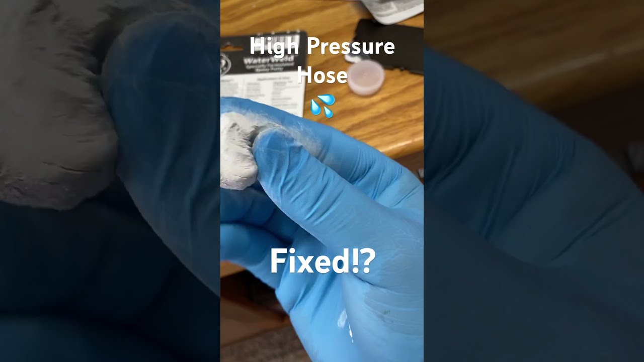 JB WaterWeld Fixes High Pressure Water Line Repair Athome Diy Fixed Waterpressure Texas