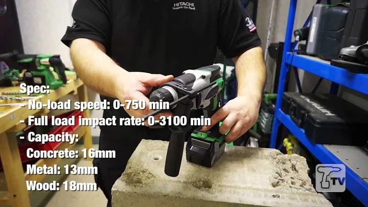 Hitachi DH18DSL/JW 18V Cordless li-ion SDS-Plus Hammer Drill - Toolstop DEMO